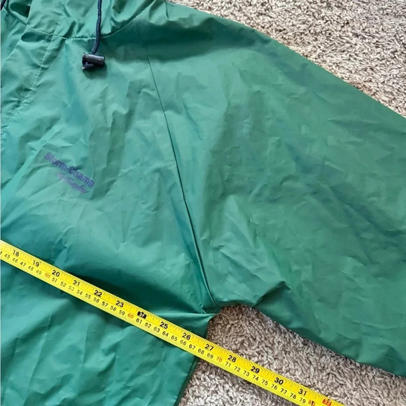 Storm Champ By Tingley Vintage Rain Jacket PVC Green Men Size XL - Picture 2 of 6